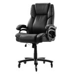 Bureaustoel - directiestoel - ergonomisch verstelbaar - extra dikke vulling - grijs