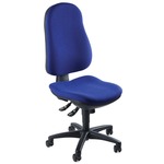 Bureaustoel Napoli Deluxe 4D - NEN-EN 1335 - Blauw