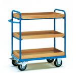 Fetra Hauptartikel 32900 Etagewagen Staal Poedercoating Laadvermogen (max.): 200 kg Stralend blauw (RAL 5007)
