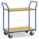 Fetra Hauptartikel 8220 Etagewagen Staal Poedercoating Laadvermogen (max.): 400 kg Stralend blauw (RAL 5007)