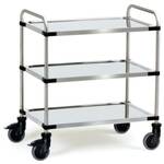 Fetra Hauptartikel 9303 Etagewagen ESD Staal Laadvermogen (max.): 400 kg Grijs