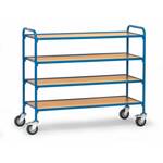 Fetra Hauptartikel 32930 Etagewagen Staal Poedercoating Laadvermogen (max.): 250 kg Stralend blauw (RAL 5007)