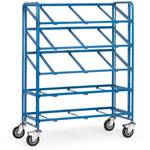 Fetra Hauptartikel 8322 Etagewagen Staal Poedercoating Laadvermogen (max.): 500 kg Stralend blauw (RAL 5007)