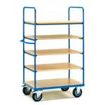 Fetra Hauptartikel 8311 Etagewagen Staal Poedercoating Laadvermogen (max.): 500 kg Stralend blauw (RAL 5007)