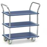 Fetra Hauptartikel 1399 Etagewagen Staal Poedercoating Laadvermogen (max.): 250 kg Stralend blauw (RAL 5007)