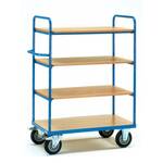 Fetra Hauptartikel 18303 Etagewagen Staal Poedercoating Laadvermogen (max.): 1200 kg Stralend blauw (RAL 5007)