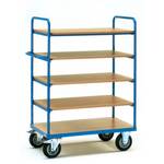 Fetra Hauptartikel 3113 Etagewagen Staal Poedercoating Laadvermogen (max.): 120 kg Stralend blauw (RAL 5007)