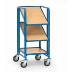 Fetra Hauptartikel 18302 Etagewagen Staal Poedercoating Laadvermogen (max.): 1200 kg Stralend blauw (RAL 5007)