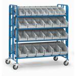 Fetra Hauptartikel 8223 Etagewagen Staal Poedercoating Laadvermogen (max.): 500 kg Stralend blauw (RAL 5007)