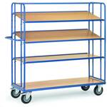 Fetra Hauptartikel 8203 Etagewagen Staal Poedercoating Laadvermogen (max.): 500 kg Stralend blauw (RAL 5007)