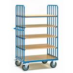 Fetra Hauptartikel 18313-1 Etagewagen Staal Poedercoating Laadvermogen (max.): 1200 kg Stralend blauw (RAL 5007)
