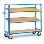 Fetra Hauptartikel 32951 Etagewagen Staal Poedercoating Laadvermogen (max.): 250 kg Stralend blauw (RAL 5007)