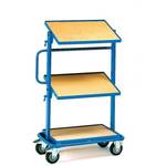 Fetra Hauptartikel 18212-1 Etagewagen Staal Poedercoating Laadvermogen (max.): 1200 kg Stralend blauw (RAL 5007)