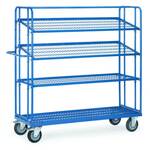 Fetra Hauptartikel 8311-1 Etagewagen Staal Poedercoating Laadvermogen (max.): 500 kg Stralend blauw (RAL 5007)