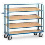 Fetra Hauptartikel 8413 Etagewagen Staal Poedercoating Laadvermogen (max.): 500 kg Stralend blauw (RAL 5007)