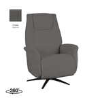 LABEL51 Fauteuil Stockholm - Antraciet - Micro Suede - One Size