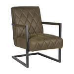Fauteuil Chester - Antraciet/Zwart