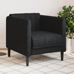 Fauteuil stof bruin