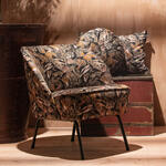 BePureHome Fauteuil 'Vogue' Velvet, kleur Khaki