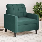Fauteuil 60 cm fluweel wijnrood