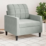 Fauteuil 60 cm fluweel donkergrijs