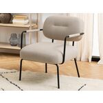 Fauteuil David - beige Safari