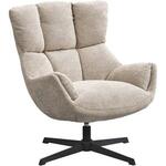 Nohr Fauteuil Corene Met voetenbank, Eiken - Beige