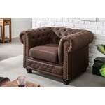 Fauteuil stof donkergrijs