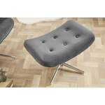Chesterfield fauteuil 110cm fluweel champagne met knoopstiksel en veerkern - 42312