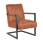 LABEL51 Fauteuil 'Denmark', kleur Cognac