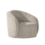 Fauteuil Roskilde - stof - lichtgrijs - Leen Bakker