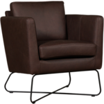 Leren design fauteuil Crossover - Diepe zit - Echt leer, Modern, Comfortabel en kies uit meer dan 150+ kleuren - Ontdek de Vele Leersoorten en Kleuren bij ShopX