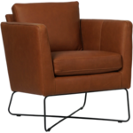 Leren design fauteuil Club - Echt leer, Modern, Comfortabel en kies uit meer dan 150+ kleuren - Ontdek de Vele Leersoorten en Kleuren bij ShopX