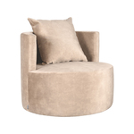Fauteuil David - beige Safari
