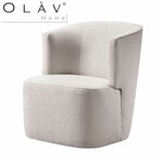 LABEL51 Fauteuil Evy - Oker - Velours - 65 cm