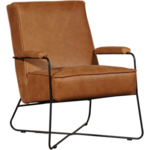 Leren design fauteuil Secret - Echt leer, Industrieel, Comfortabel en kies uit meer dan 150+ kleuren - Ontdek de Vele Leersoorten en Kleuren bij ShopX