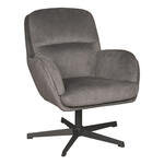 LABEL51 Draaifauteuil Moss Micro Suede - Taupe