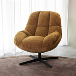 LABEL51 Draaifauteuil Alvar Met hocker - Antraciet