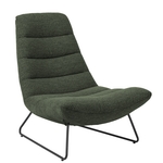 Fauteuil kunstleer zwart