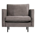BePureHome Fauteuil 'Rodeo' Velvet, kleur Honing Geel