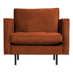 BePureHome Fauteuil 'Rodeo' Velvet, kleur Dark Green