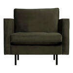 BePureHome Fauteuil 'Rodeo' Velvet, kleur Teal