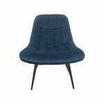 Fauteuil 60 cm fluweel lichtgrijs