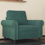 Fauteuil 60 cm fluweel roze