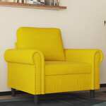 Fauteuil 60 cm fluweel crmekleurig
