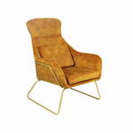 Fauteuil Forli - fluweel - donkergrijs - Leen Bakker