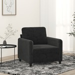 Fauteuil 60 cm fluweel roze