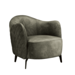 Tower Living Fauteuil 'Bondo', kleur donker grijs