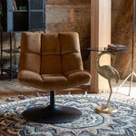 Richmond Fauteuil 'Jago' Velvet, kleur Khaki