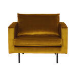 WOOOD Fauteuil Kaja Velvet - Groen
